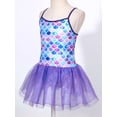 thumbnail image 3 of inhzoy Kids Girls Shiny Sequins Metallic Ballet Tutu Dress Camisole Leotards Dancewear, 3 of 7