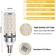 thumbnail image 3 of Bombilla LED E14 Mais, 16 W, blanco frío, 6000 K, equivalente a halógeno E14, 100 W, 120 W, 1600 lm, luz de 360°, CA 175-265 V, bombilla LED E14 para lámpara de araña/lámpara de pared/lámpara de noche, no regulable, paquete de 4 Zhivalor YQ-2774, 3 of 7