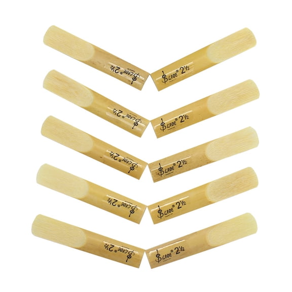 Wosthever 10 Uds saxofón de lengüeta 2,5 accesorio de instrumento Tenor piezas de viento de suministro de superficie silbato de Accesorios para instrumentos musicales