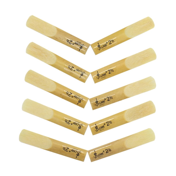 Wosthever 10 Uds saxofón de lengüeta 2,5 accesorio de instrumento Tenor piezas de viento de suministro de superficie silbato de Accesorios para instrumentos musicales