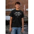 thumbnail image 4 of US Air Force Hero Airman Wife Men's Graphic T Shirt Tees Brisco Brands S, 4 of 6