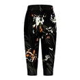 thumbnail image 5 of YDLCAFD Women Cropped Sweatpants Printed Trousers Drawstring Bottom Joggers, 5 of 5