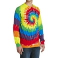 thumbnail image 4 of Men's Specialty Tie-Dye Long Sleeve Throwback Look Tee Rainbow Medium, 4 of 5