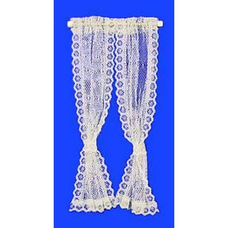 Dollhouse Curtains Lace Curtain Ecru Walmart Com