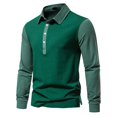 thumbnail image 3 of Mens Slim Fit Dress Shirt Long Sleeves Outdoor Casual Shirts Office Top Daily, 3 of 7