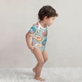 thumbnail image 3 of Rocae Colorful Donut for Baby Cotton Short-Sleeve Bodysuits for Unisex Onesies Bodysuit-3 Months, 3 of 7