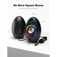 thumbnail image 2 of Bluedee Computer Speakers for Desktop PC, 20W Peak Power Bluetooth 5.4 USB/USB-C Powered PC Speakers with RGB Glow, Plug & Play C, 2 of 6