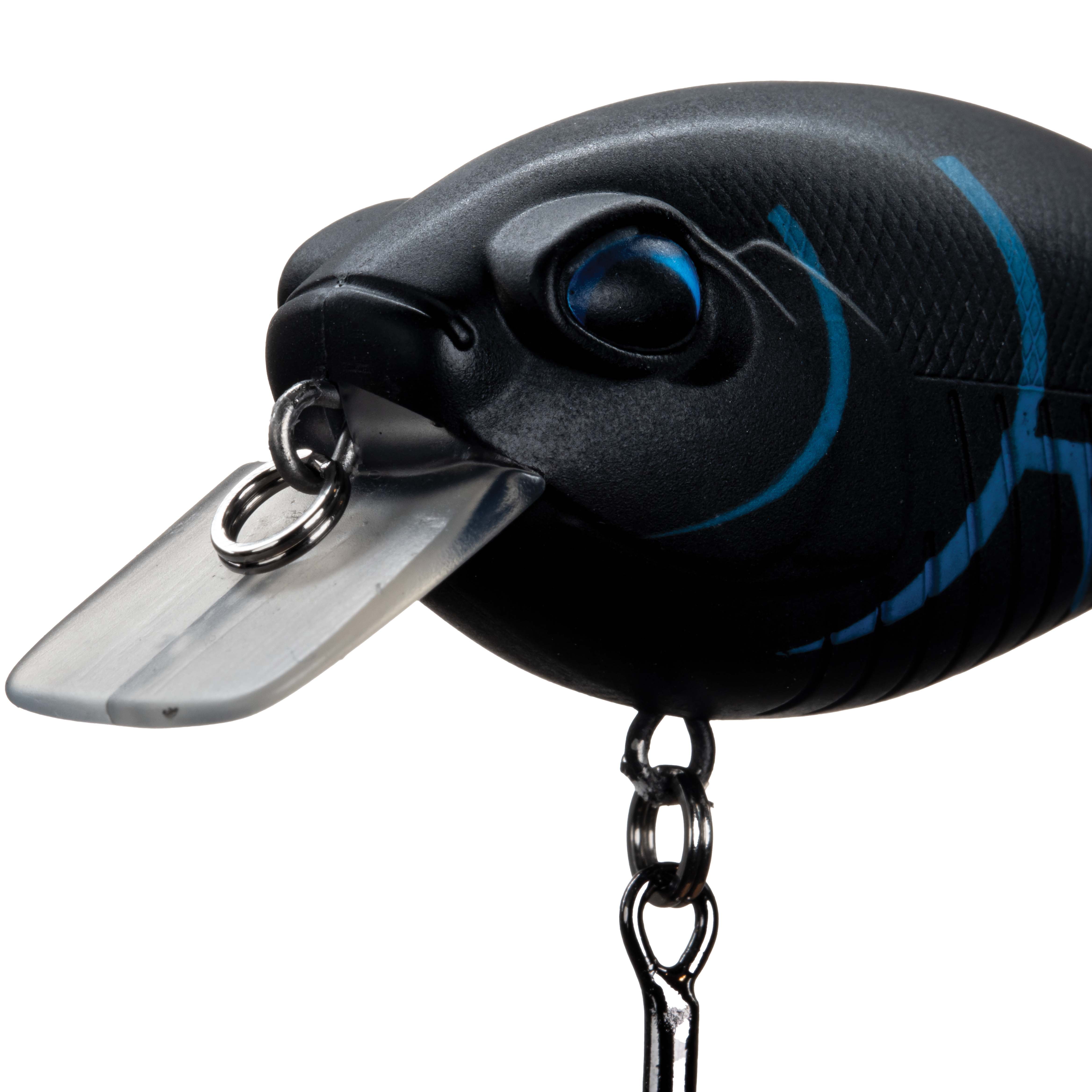 (2 pack) Ozark Trail Freshwater Squarebill Fishing Lure, Nightwalker, 3/8 oz