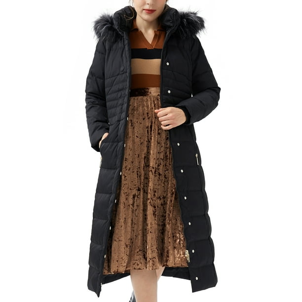 Orolay Women's Maxi Down Jacket Winter Jacket Casual Down Coat Long