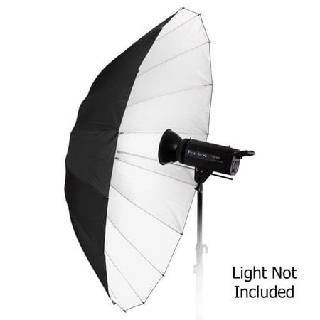 Pro 16-rib 60in Black and White Reflective Parabolic Umbrella
