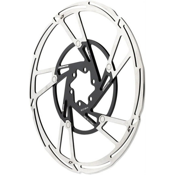 Jagwire Pro LR2 Disc Brake Rotor - 220mm, 6-Bolt, Silver/Black