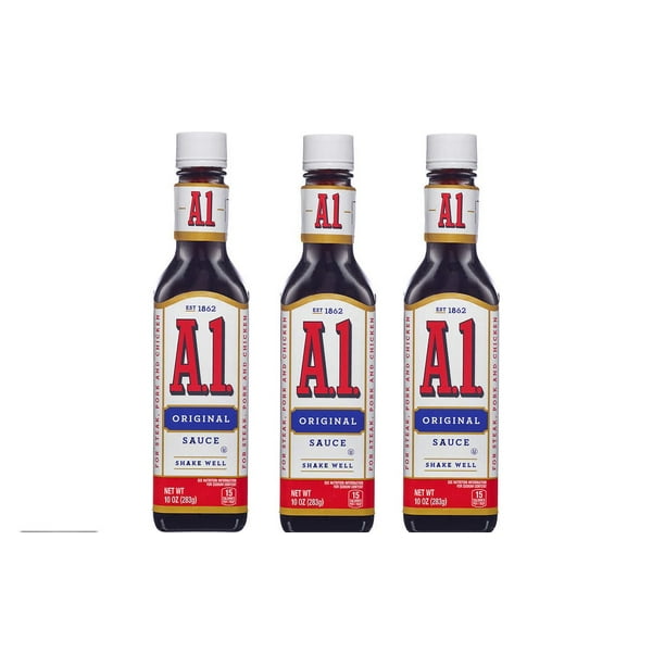 (3 Pack) A.1. Original Steak Sauce 10 oz Bottle
