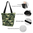 thumbnail image 4 of Bingfone Camouflage Shark Women Shoulder Tote Bags Casual Bag Ladies Shopping Handbag, 4 of 7