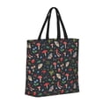 thumbnail image 2 of Naloa Forest Flora and Insects Tote Bag for Women, Foldable Tote Bag With Zipper, Large Shoulder Bag, Top Handle Handbag for Travel, Work, Shopping, 2 of 9