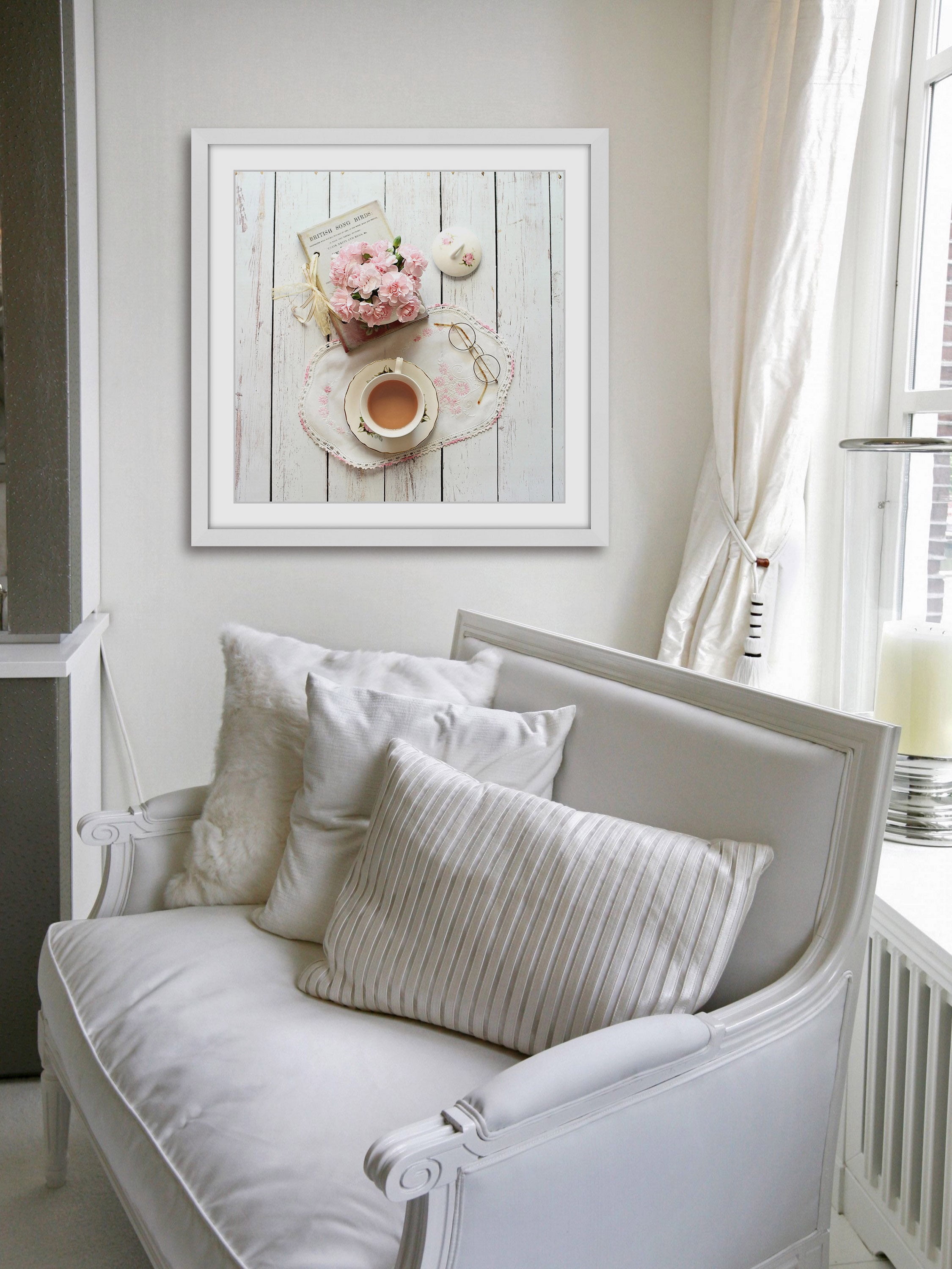 "Tea Time" Framed Painting Print
