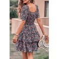 thumbnail image 3 of Vestido PRETTYGARDEN 2025 Floral con Escote Cuadrado para Verano Talla S, 3 of 6