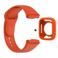 thumbnail image 1 of Bracelet en Silicone pour Redmi Watch 3 Active/Lite Bracelet de Montre Intelligente + Coque de Protection Orange Bundle Redmi Watch 3 Active, 1 of 6