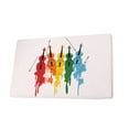 thumbnail image 3 of Musical Note Printing Non slip Water Absorbent Mat Pad Bathroom Kitchen (5#), 3 of 7