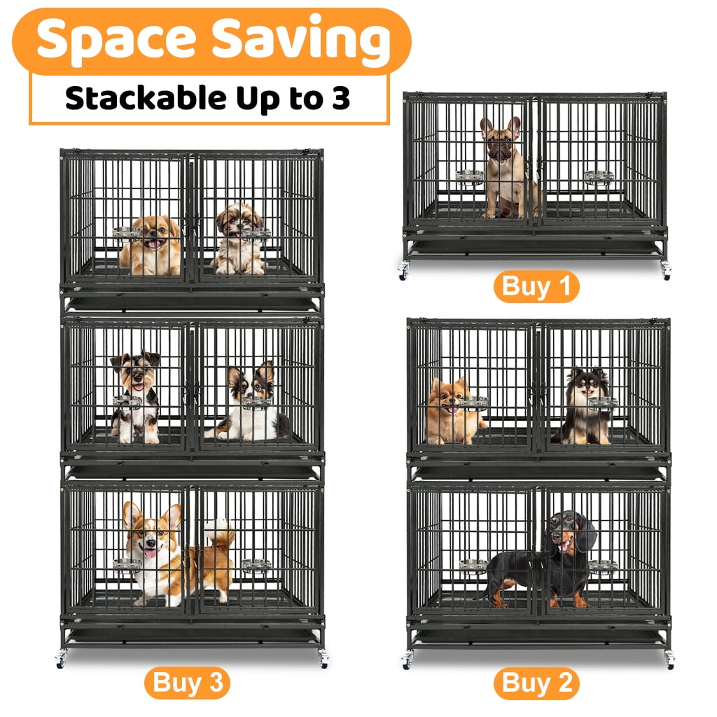 Homey Pet 43 Stackable Divider Cage with Wheel and Nigeria Ubuy