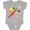AC-Heather Grey, variant on Artist Palette and Brush Boys or Girls Baby Bodysuit