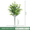 thumbnail image 3 of Artificial Flowers,Flower Bouquet,High Imitation Green Plant Cuttings Resistance and Non Fading Preferred Commercial Decoration Long Term Companionship Indoor Decorative Green Plants, 3 of 6