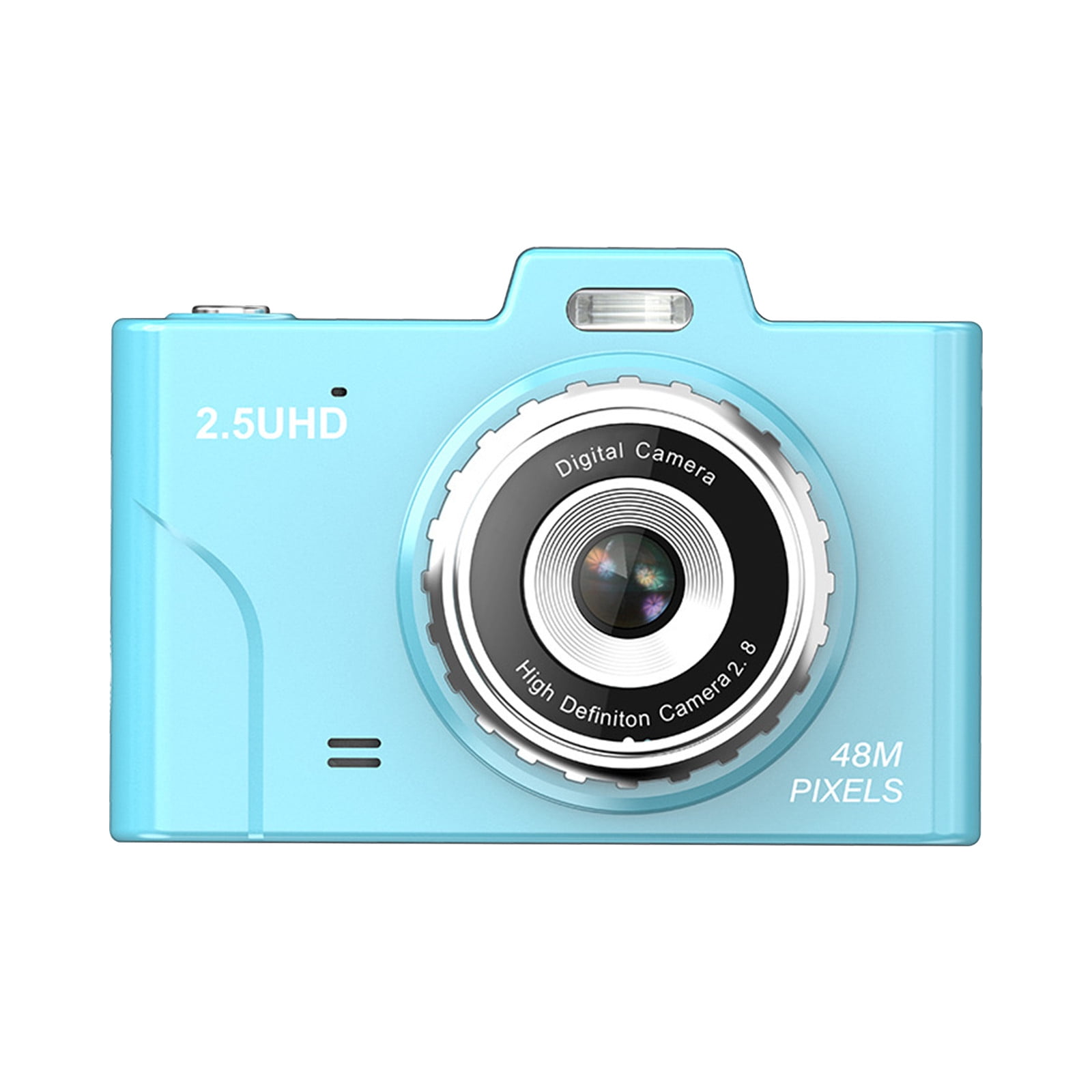 Yarino Digital Cameras for Photography Adults Digital Cameras 2.8-inch 4800W High-definition Large Screen 8X Digital Zoom Capables Of Photos Small Digital Motion Cameras,Light Blue