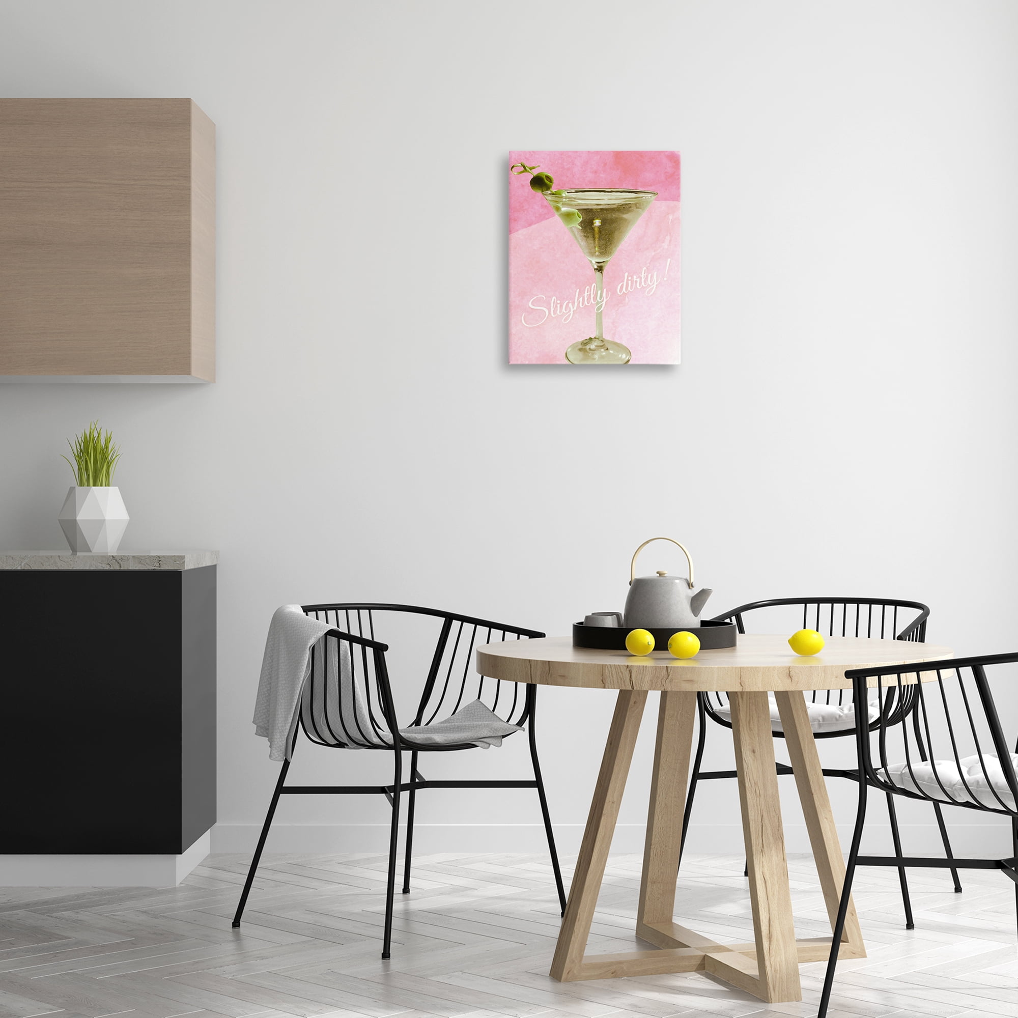 Stupell Industries Slightly Dirty Martini Food & Beverage Painting Wrapped Canvas Art Print Wall Art, 16 x 20