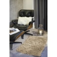 thumbnail image 3 of Luxe Hudson Faux Sheepskin Rug 2x3 Tan Soft Decorative Throw, 3 of 4