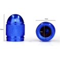 thumbnail image 2 of Bullet Dust Caps, Set Of 4 Fits Onto Car, Bike Or Motorbike Valves. (Blue), 2 of 4
