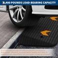 thumbnail image 3 of 3" Rise Threshold Ramp Doorway, Rubber Power Wheelchair Ramp, Load Capacity, Non-Slip Surface Rubber Solid Threshold Ramp, Portable Driveway Curb Ramp, 3 of 8