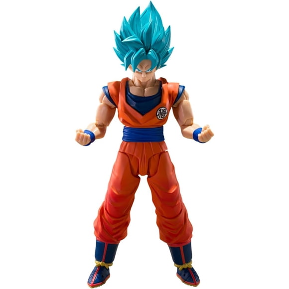 Dragon Ball Super - Super Dieu Saiyan Super Saiyan Son Goku (Pouvoir Bleu Transcendant les Limites) S.H.Figuarts Figurine d'Action