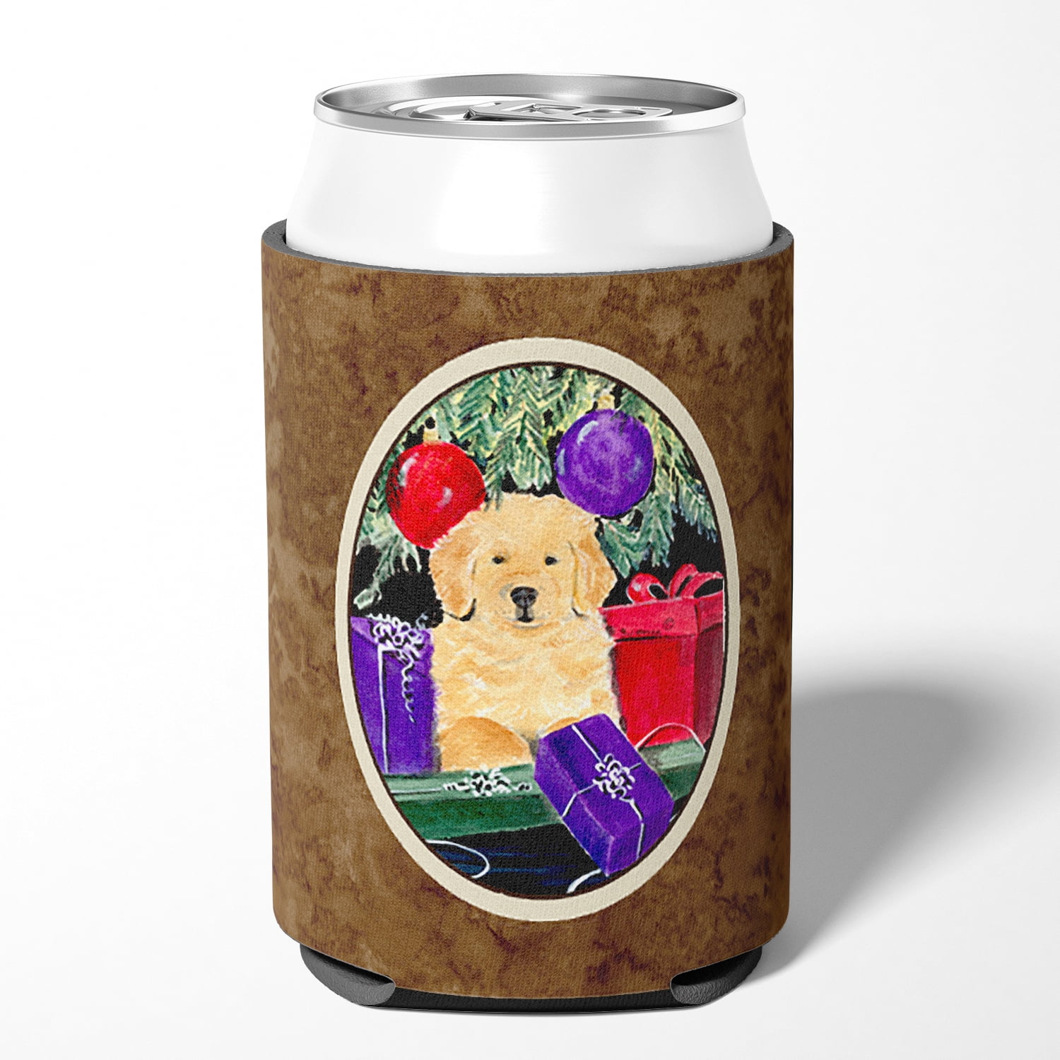 Caroline's Treasures SS8581CC Golden Retriever Can or Bottle Hugger, Can Hugger, multicolor