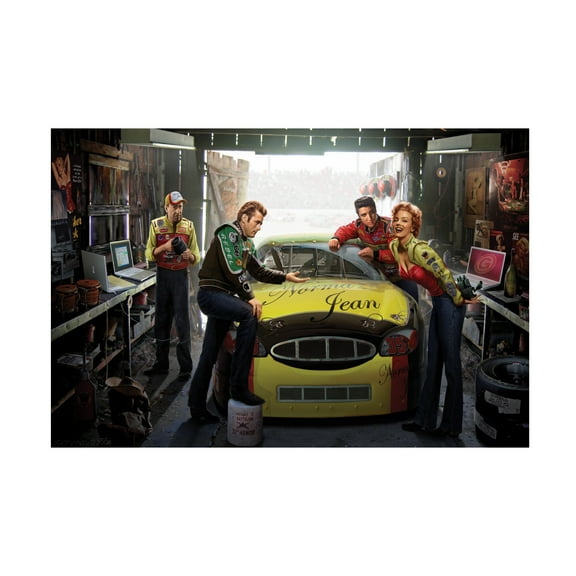 Chris Consani 'Eternal Speedway' Canvas Art