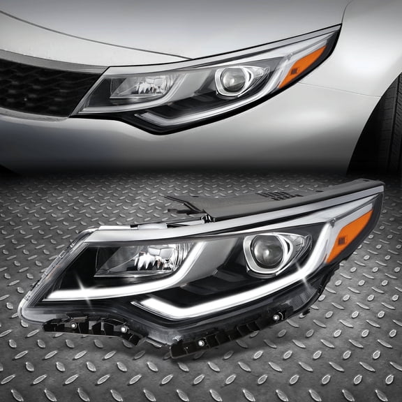 Nuvision for 19-20 Optima OE Style LED DRL Driver Left Side Projector Headlight Head Lamp