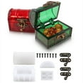 thumbnail image 1 of DPTALR Jewelry Storage Box Dice Storage Box DIY Mould Crystal Silicone Mirror Silicone Resin Mould With Lock And Screw DIY Personalized, 1 of 7