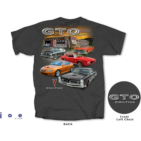 Pontiac GTO Garage Mens T shirt (Joe Blow t's) Licensed