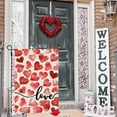 thumbnail image 6 of Valentines Day Love Hearts Garden Flag 12x18 Inch Double Sided for Outside Small Burlap Red Holiday Yard Decoration, 6 of 6