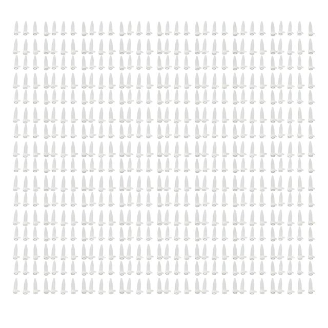500 tubos de microcentrífuga profesional de polipropileno transparente, tubo de centrífuga de 1,5 ml con tapa a presión para suministros de laboratorio, parte inferior puntiaguda