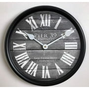 The Big Clock Store Gray Frm Clocks | Beautiful Color, Silent Mechanism, Made in USA