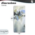 thumbnail image 4 of Stupell Industries Modern Beige & Blue Dapples Canvas Art, 13 x 30, by Lisa Ridgers, 4 of 8