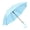 Blue, variant on Yellow Stick Umbrella Lightweight Umbrella with J-Handle DIA 35.4 Inches Ideal for All Ages