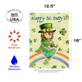 thumbnail image 2 of Toland Home Garden Happy Saint Patty St Pats St Patricks Day Flag Double Sided 12x18 Inch, 2 of 5