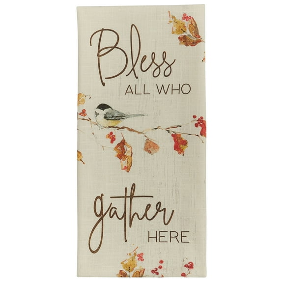 Park Designs Fall Blessings Dishtowel Set of 2
