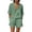 Mint Green, variant on 2 Piece Sets for Womens V Neck Tie Front Short Sleeve Drawstring Waist Casual Romper Workout Summer Set(Pink/S)