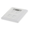 thumbnail image 6 of Wall Plate And , /RJ11 Jack Network Connector, Female To Female F/ White (4 Port ), 6 of 8