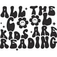 thumbnail image 3 of CafePress - All The Cool Kids Are Reading Pajamas - Women's Short Sleeve Print T-Shirt and Pants Light Cotton Pajama Set, 3 of 7