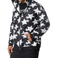 thumbnail image 4 of KOMOO Men Full Zipper Hoodie Sweatshirt Star Print Graphic Oversized Hooded Long Sleeve Pockets Baggy Hoodies, 4 of 9