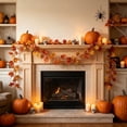 thumbnail image 6 of Artificial Maple Leaf Garland,Fall Foliage Autumn Vine Decor for Front Door Fireplace Thankgiving Decoration, 6 of 9