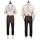 thumbnail image 3 of Disfraz de Astarion para hombre, disfraz de Baldur's Cos Gate 3, fantasía medieval, camisa, pantalones, BG3, para Halloween y carnaval, 3 of 5