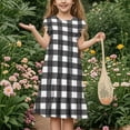 thumbnail image 5 of Pounoo New Girls Dresses 10-12 Fashionable Girl Summer Short Sleeved Flying Sleeve Dress With Round Neck And Pockets Dresses For Kids Girls, 5 of 8